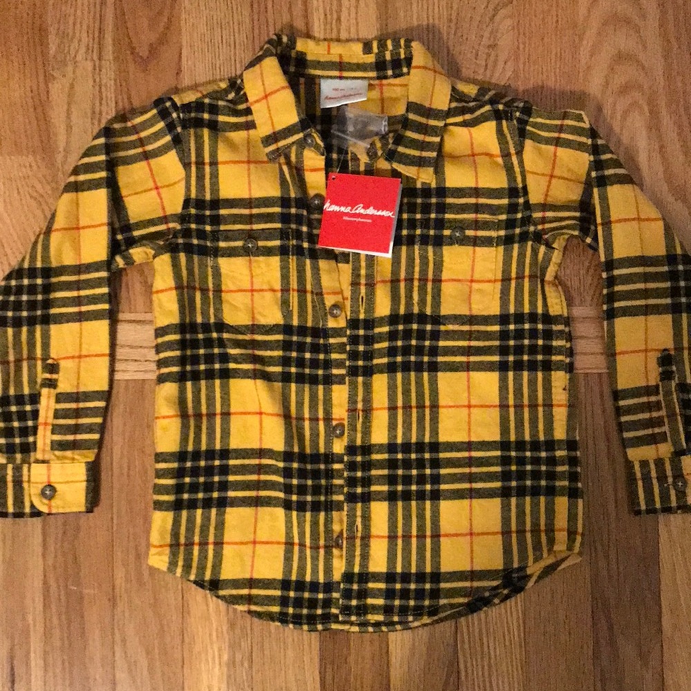 Hanna Andersson flannel shirt, size 4T